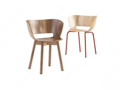 北欧餐椅3D模型下载